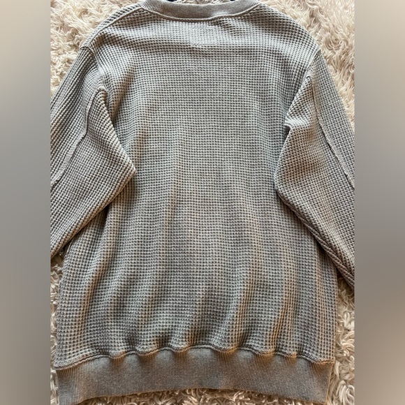 Oversized Aerie Brooklyn Waffle Knit Sweater - Picture 7 of 7